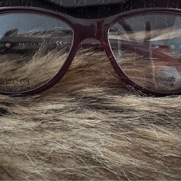 GUCCI GG3714 Women’s Eyeglasses Frames GH3714 ODO Tropical Burgundy 54mm 120 RX - Picture 4 of 8